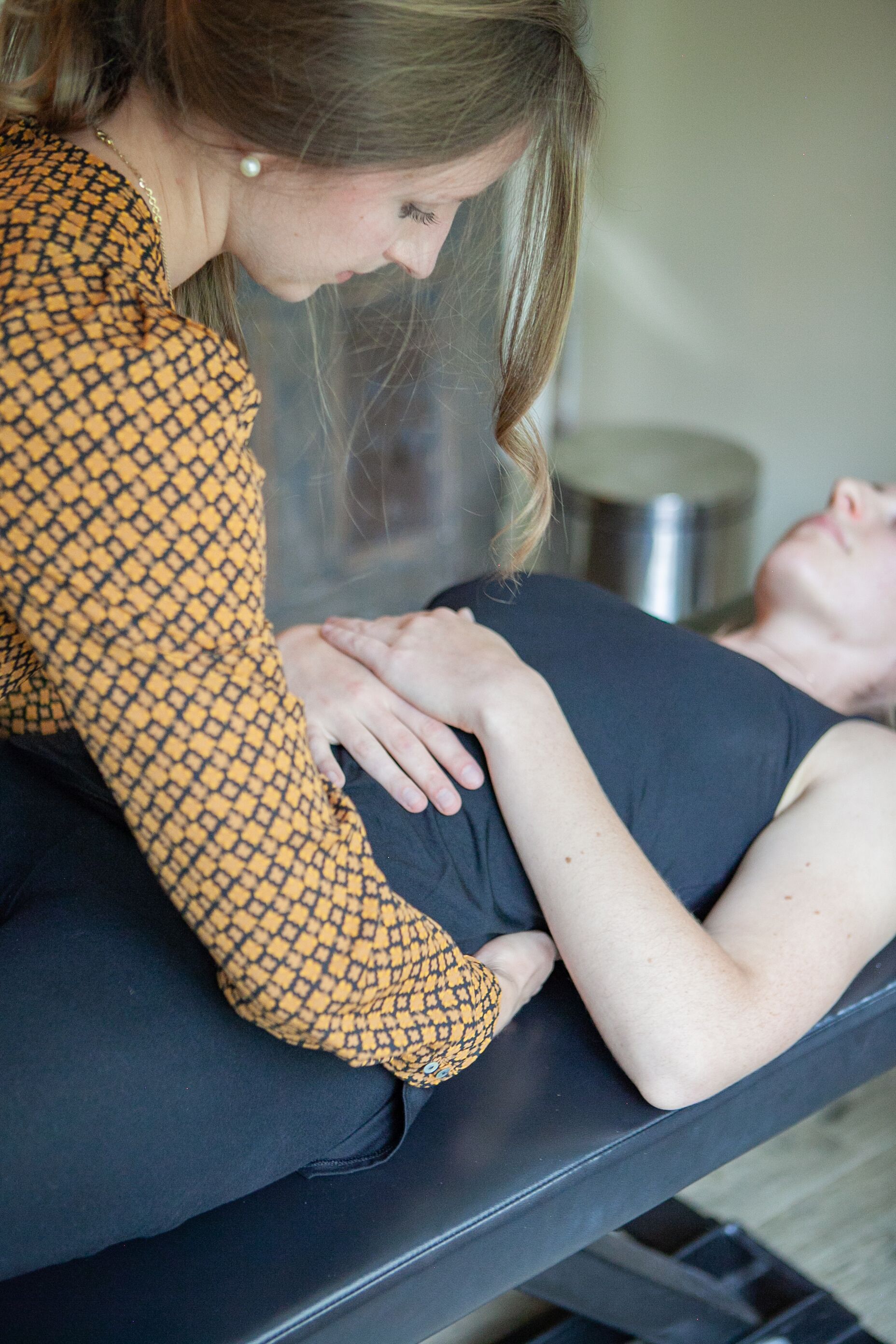 Osteopathic treatment of a patient